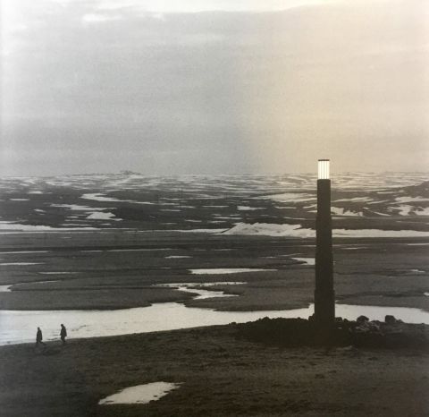 Claudio Parmiggiani, 1943, The Icelandic Lighthouse, 2000, by Sandskeið.